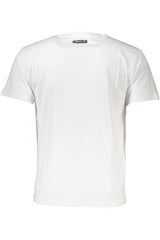 White Cotton Men T-Shirt