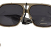 Dolce & Gabbana Chic Aviator Mirrored Brown Sunglasses