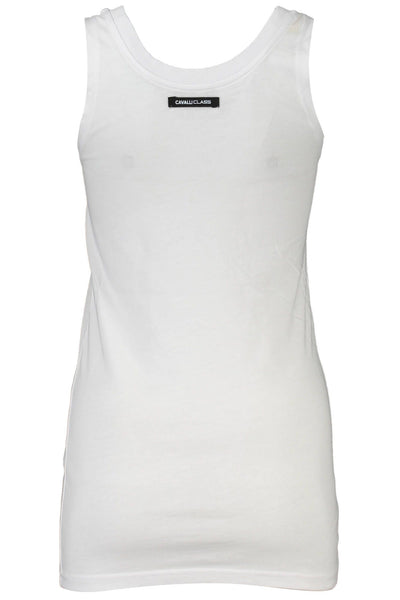 Cavalli Class White Cotton Women Top