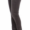 Ermanno Scervino Chic Gray Slim Leg Jeans - Elegance Meets Comfort