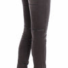 Ermanno Scervino Chic Gray Slim Leg Jeans - Elegance Meets Comfort