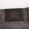 Ermanno Scervino Chic Gray Slim Leg Jeans - Elegance Meets Comfort