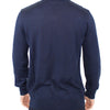 Ermanno Scervino Elegant Blue V-Neck Wool Blend Pullover