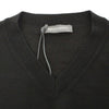 Ermanno Scervino Elegant Black V-Neck Wool Blend Sweater