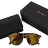 Dolce & Gabbana Chic Tortoiseshell Acetate Sunglasses