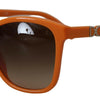 Dolce & Gabbana Chic Orange Round Sunglasses for Women