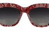 Dolce & Gabbana Sicilian Lace Accented Designer Sunglasses