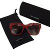 Dolce & Gabbana Sicilian Lace Accented Designer Sunglasses