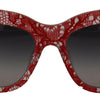 Dolce & Gabbana Sicilian Lace Accented Designer Sunglasses