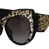 Dolce & Gabbana Butterfly Polarized Sequin Sunglasses