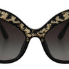 Dolce & Gabbana Butterfly Polarized Sequin Sunglasses