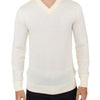 Ermanno Scervino Off-White V-Neck Wool Blend Pullover