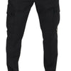 Dolce & Gabbana Elegant Checkered Slim Fit Cargo Pants