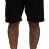 Dolce & Gabbana Elevate Your Summer: Classic Black Bermuda Shorts