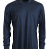 Dolce & Gabbana Sophisticated Silk Polo Sweater in Blue