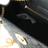 Versace Elegant Quilted Nappa Leather Tote Bag