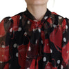 Dolce & Gabbana Sicilian Print Silk Blouse - Luxurious & Chic