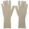 Dolce & Gabbana Elegant White Cashmere Gloves