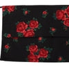 Dolce & Gabbana Elegant Floral Cotton Pleated Face Mask