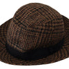 Dolce & Gabbana Elegant Brown Fedora Hat - Winter Chic Accessory