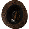 Dolce & Gabbana Elegant Brown Fedora Hat - Winter Chic Accessory