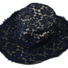 Dolce & Gabbana Elegant Wide Brim Blue Hat