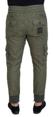 Dolce & Gabbana Elegant Green Cotton Blend Pants