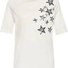 Liu Jo Elegant White Cotton Tee with Rhinestone Accents