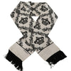 Dolce & Gabbana Royal Crown Printed Silk Men's Scarf