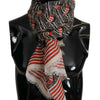 Dolce & Gabbana Elegant Striped Linen Men's Scarf