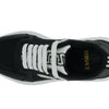 Versace Elegant Monochrome Leather Sneakers