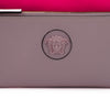 Versace Elegant Pink Leather Pouch Clutch