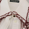 Dolce & Gabbana Elegant White Cotton Polo Top