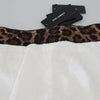 Dolce & Gabbana Elegant Leopard Print Pants for Sophisticated Style