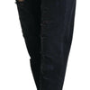 Dolce & Gabbana Chic Black Denim Pants - Elevate Your Wardrobe