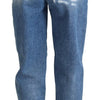 Dolce & Gabbana Chic Tattered Denim Pants - Indigo Essence