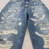 Dolce & Gabbana Chic Tattered Denim Pants - Indigo Essence