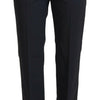 Dolce & Gabbana Chic Grey Wool Blend Pants for Elevated Style