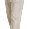 Dolce & Gabbana Elegant Beige Cotton Trousers