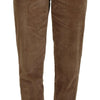 Dolce & Gabbana Elegant Brown Corduroy Pants for Sophisticated Style