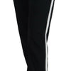 Dolce & Gabbana Elegant Black Wool-Silk Blend Trousers