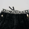 Dolce & Gabbana Elegant Velvet Pants - Timeless Black Luxury