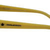 Dolce & Gabbana Chic Yellow Acetate Gradient Sunglasses