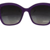 Dolce & Gabbana Elegant Purple Gradient Lens Sunglasses