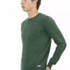 Baldinini Trend Green Cotton Mens Sweater