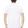 Baldinini Trend White Cotton Men Polo