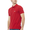 Baldinini Trend Red Cotton Men Polo