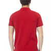 Baldinini Trend Red Cotton Men Polo