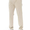 Baldinini Trend Beige Cotton Men Chino Pants