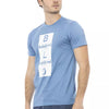 Baldinini Trend "Light Blue Cotton Men T-Shirt"